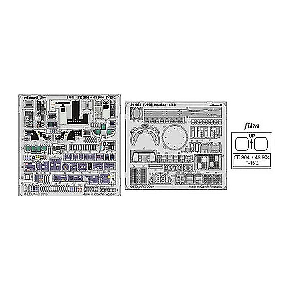eduard 49964 1 48 f 15e interior for lnr pre painted