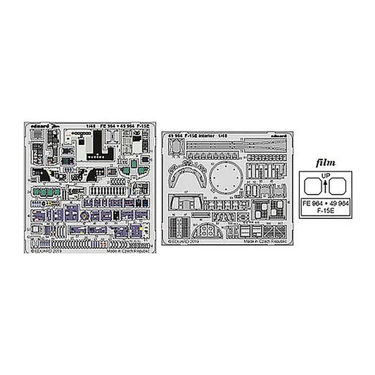 eduard 49964 1 48 f 15e interior for lnr pre painted