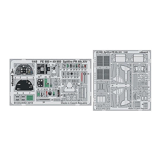 eduard 49980 1 48 spitfire fr mk xiv for air pre painted