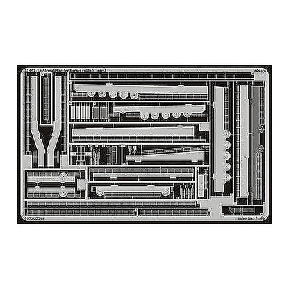 eduard 53007 1 350 us aircraft carrier hornet railings for trp