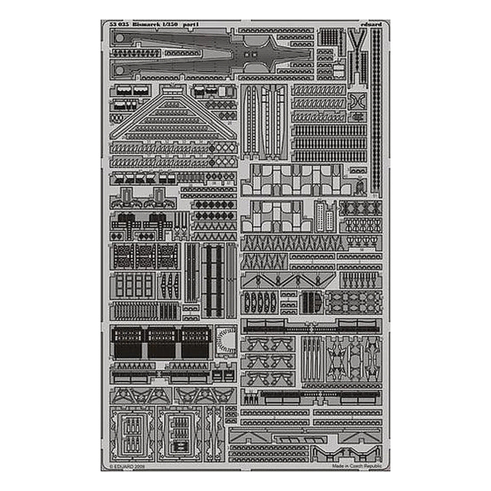 eduard 53035 1 350 bismarck for rmg photo etch detail set