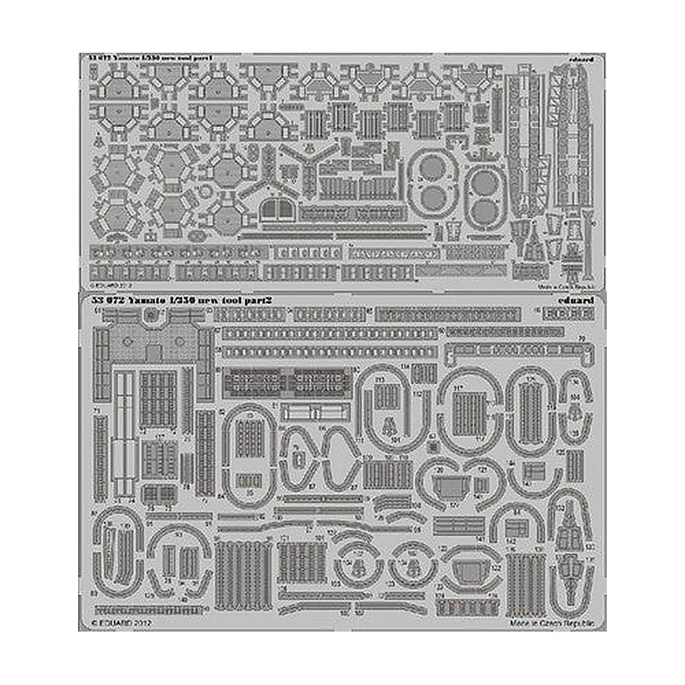 eduard 53072 1 350 yamato photo etch set for tamiya new kit