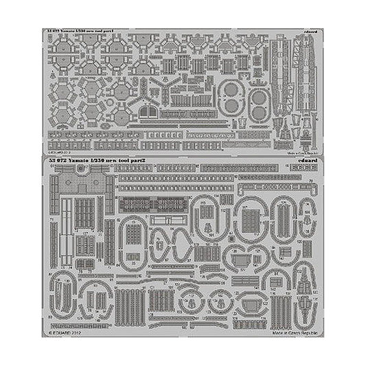eduard 53072 1 350 yamato photo etch set for tamiya new kit