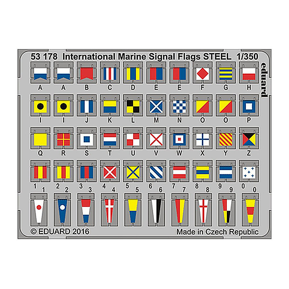 eduard 53178 1 350 international marine signal flags steel