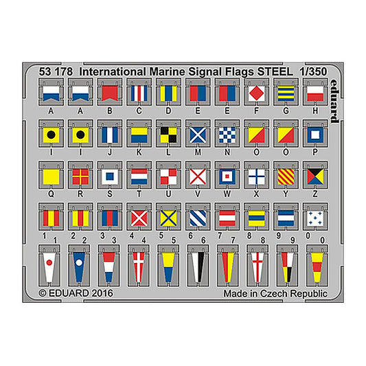 eduard 53178 1 350 international marine signal flags steel