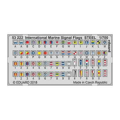eduard 53222 1 700 international marine signal flags steel