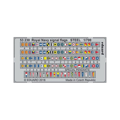 eduard 53230 1 700 royal navy signal flags steel pre painted