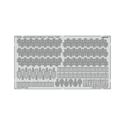 eduard 53281 1 350 uss constellation cv64 part 1 lifeboats for