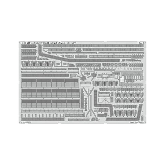 eduard 53283 1 350 uss constellation cv64 part 3 railings safety
