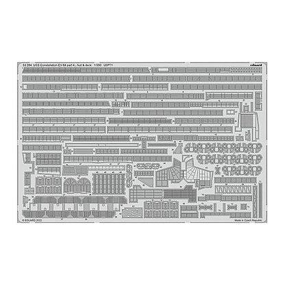 eduard 53284 1 350 uss constellation cv64 part 4 hull deck for
