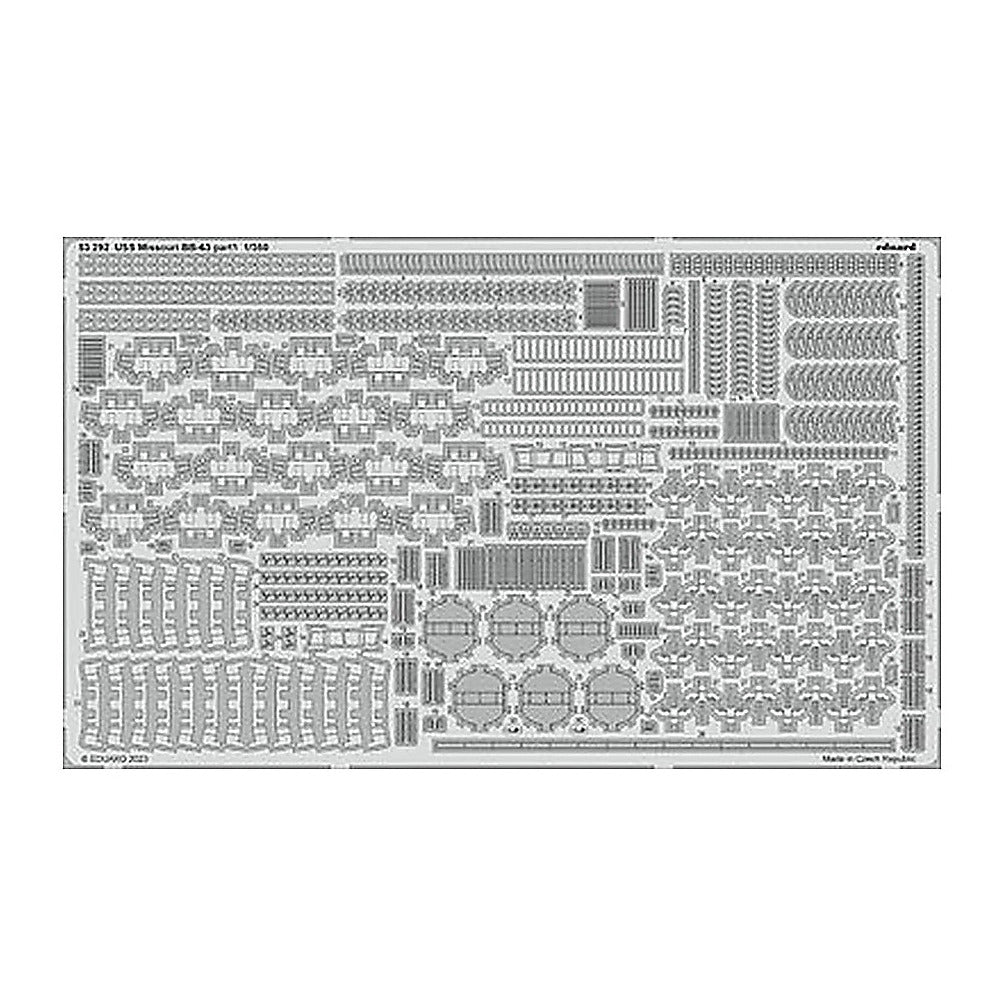 eduard 53292 1 350 uss missouri bb 63 for hobby boss