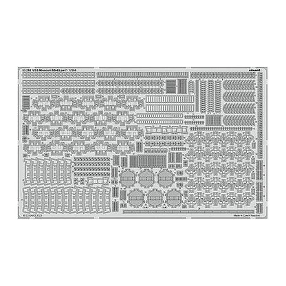 eduard 53292 1 350 uss missouri bb 63 for hobby boss