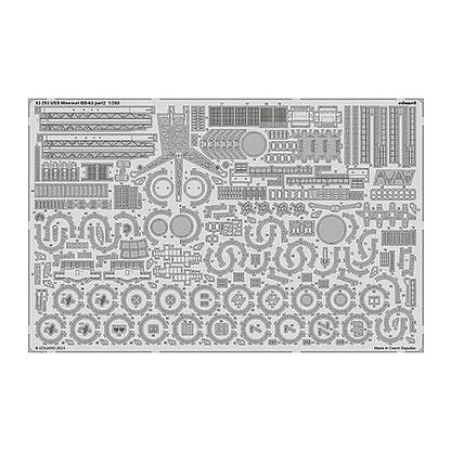 eduard 53293 1 350 uss missouri bb 63 part 2 for hobby boss
