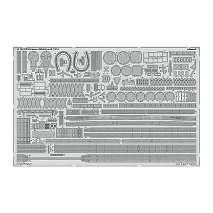 eduard 53294 1 350 uss missouri bb 63 part 3 for hobby boss