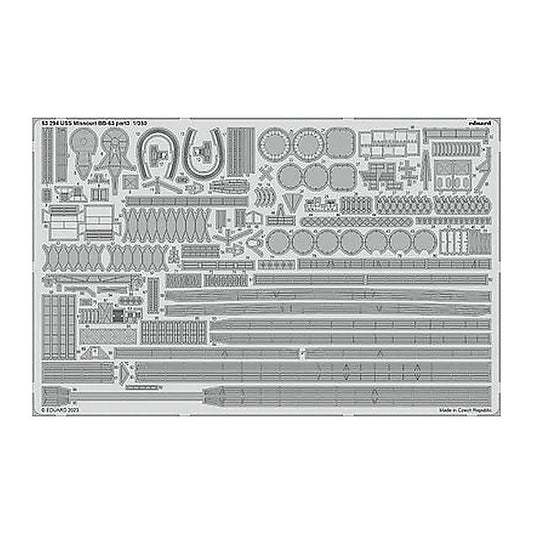 eduard 53294 1 350 uss missouri bb 63 part 3 for hobby boss