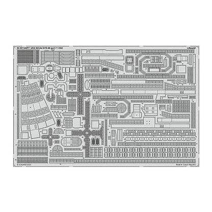 eduard 53301 1 350 uss nimitz cvn 68 part 70 photo etch