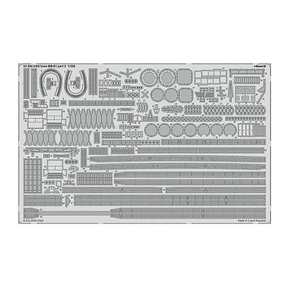 eduard 53304 1 350 uss iowa bb 61 part 3 photo etched set