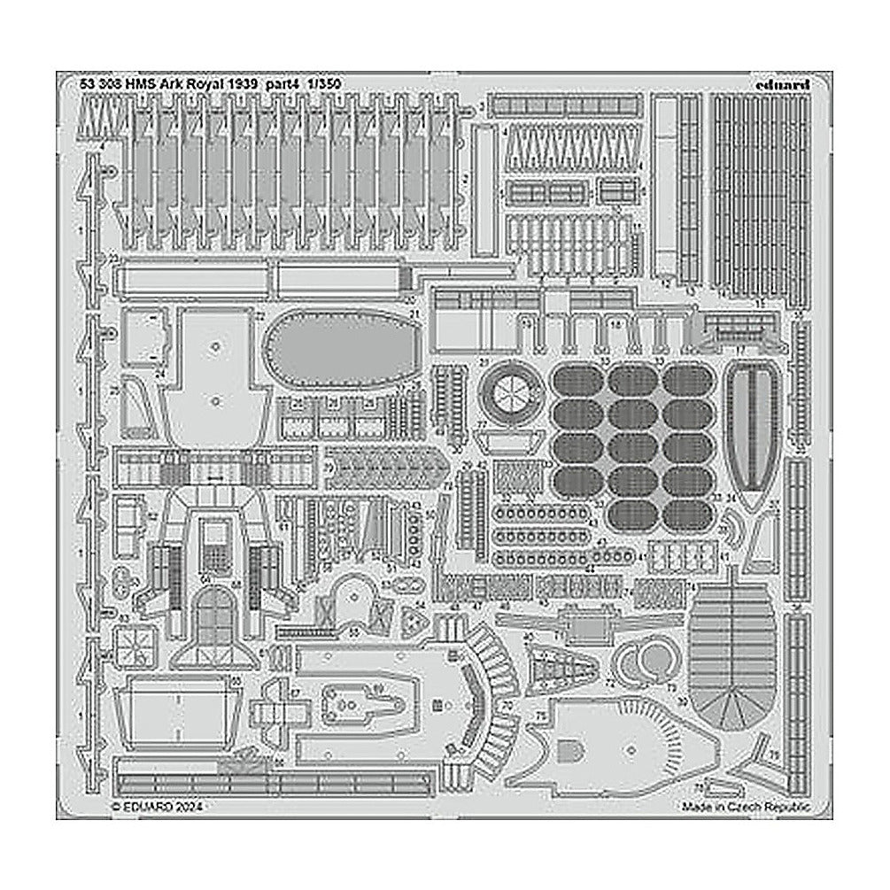 eduard 53308 1 350 hms ark royal 1939 part 4 1 350