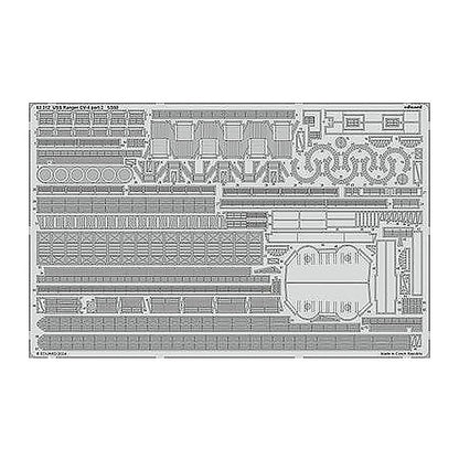 eduard 53312 1 350 uss ranger cv 4 part 2 photo etch for trumpeter