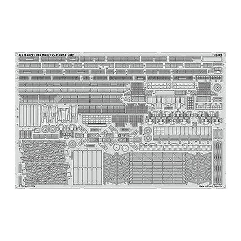 eduard 53315 1 350 uss midway cv 41 part 2 photo etch set for