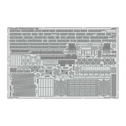 eduard 53315 1 350 uss midway cv 41 part 2 photo etch set for