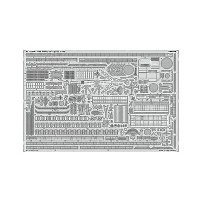 eduard 53316 1 350 uss midway cv 41 part 3 photo etch set for