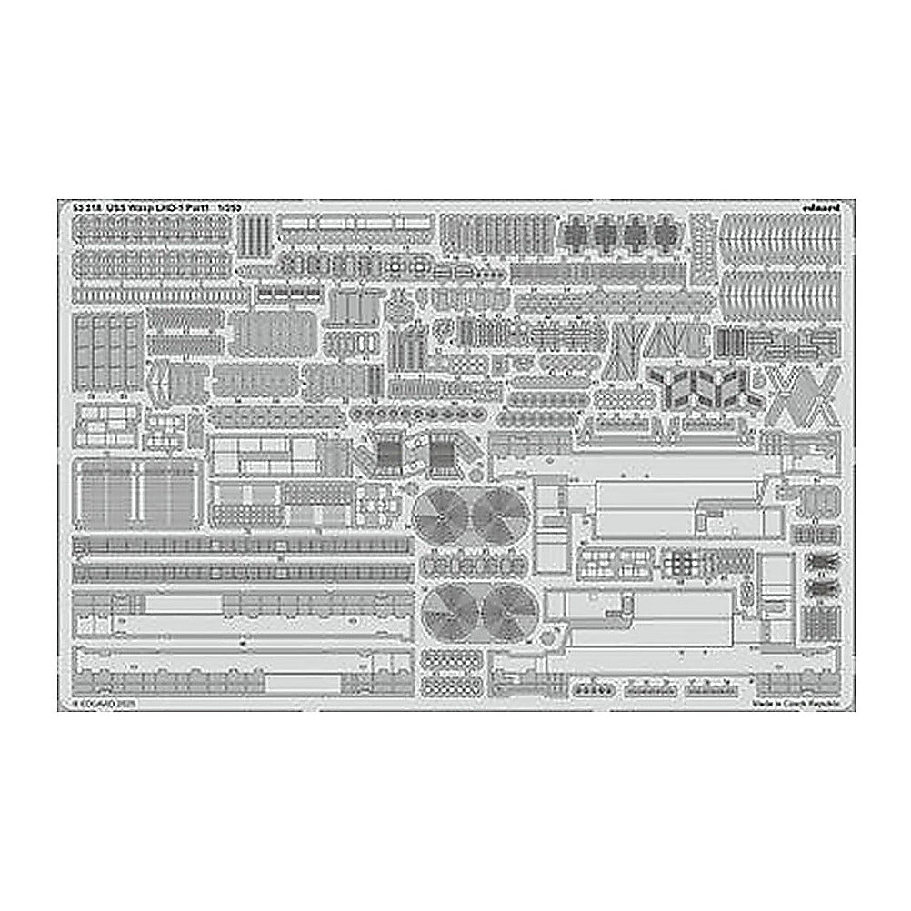 eduard 53318 1 350 uss wasp lhd 1 part 1 photo etch for trumpeter