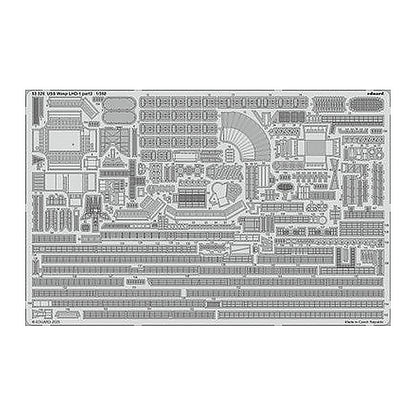 eduard 53320 1 350 uss wasp lhd 1 part 3 photo etch for trumpeter