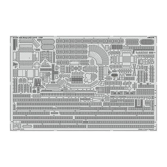 eduard 53320 1 350 uss wasp lhd 1 part 3 photo etch for trumpeter
