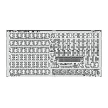 eduard 53322 1 350 uss wasp lhd 1 part 5 photo etched set for