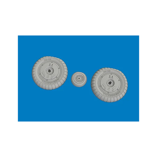 eduard 624008 1 24 brassin bf 109g 5 6 wheels for airfix