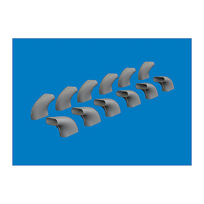 eduard 624011 1 24 brassin bf 109g 5 6 exhaust stacks print for airfix