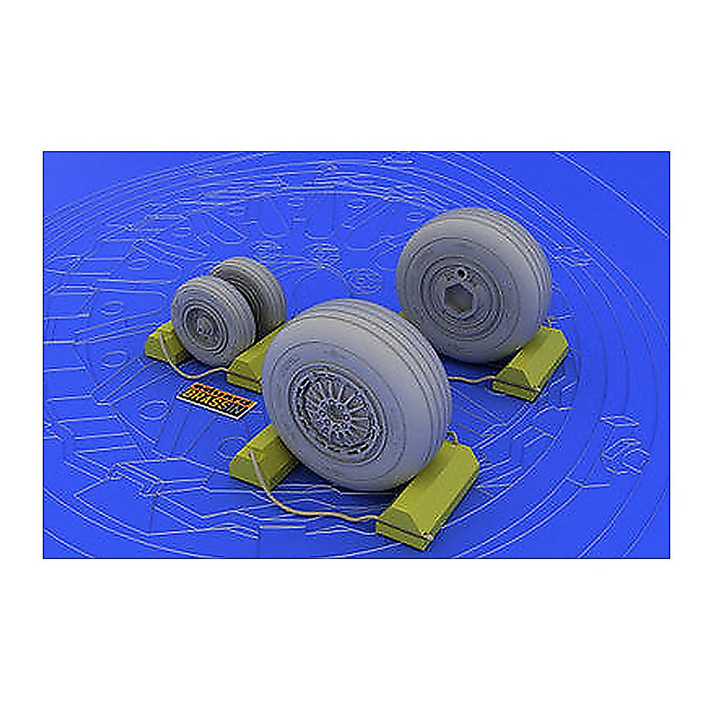 eduard 632005 1 32 f 4c d e f g wheels for tamiya resin