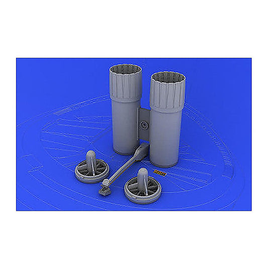 eduard 632010 1 32 f 4 exhaust nozzles late for tamiya pe resin