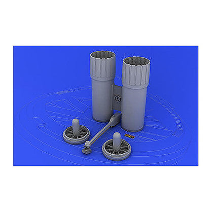 eduard 632011 1 32 f 4 exhaust nozzles usn late for tamiya resin