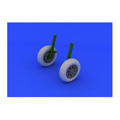 eduard 632052 1 32 f 4u1 wheels w diamond patten tire for tamiya