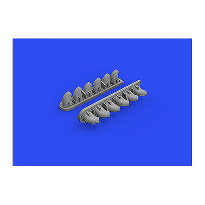 eduard 632161 1 32 p 40e exhaust stacks for trumpeter resin
