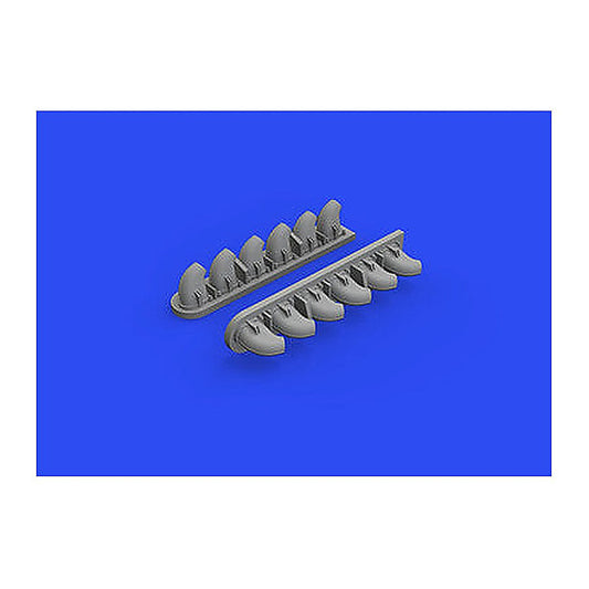 eduard 632161 1 32 p 40e exhaust stacks for trumpeter resin