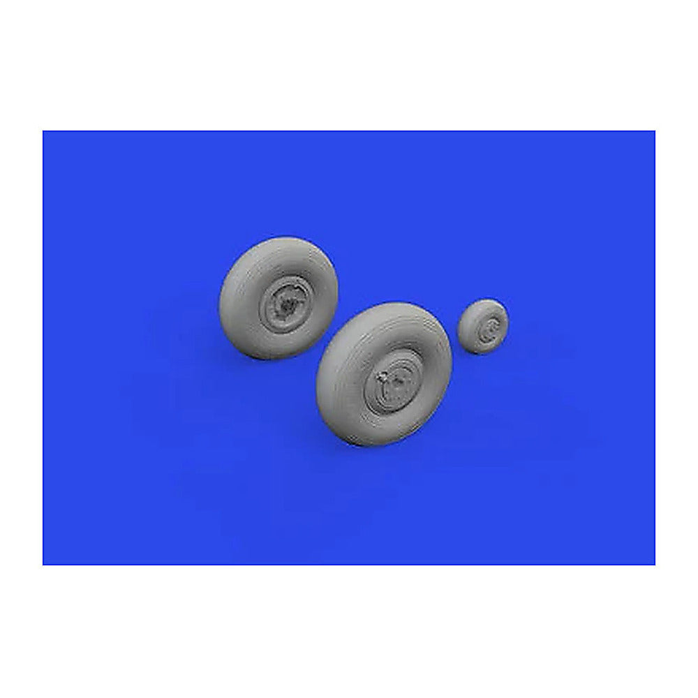 eduard 632190 1 32 brassin hurricane mk ii wheels for revell