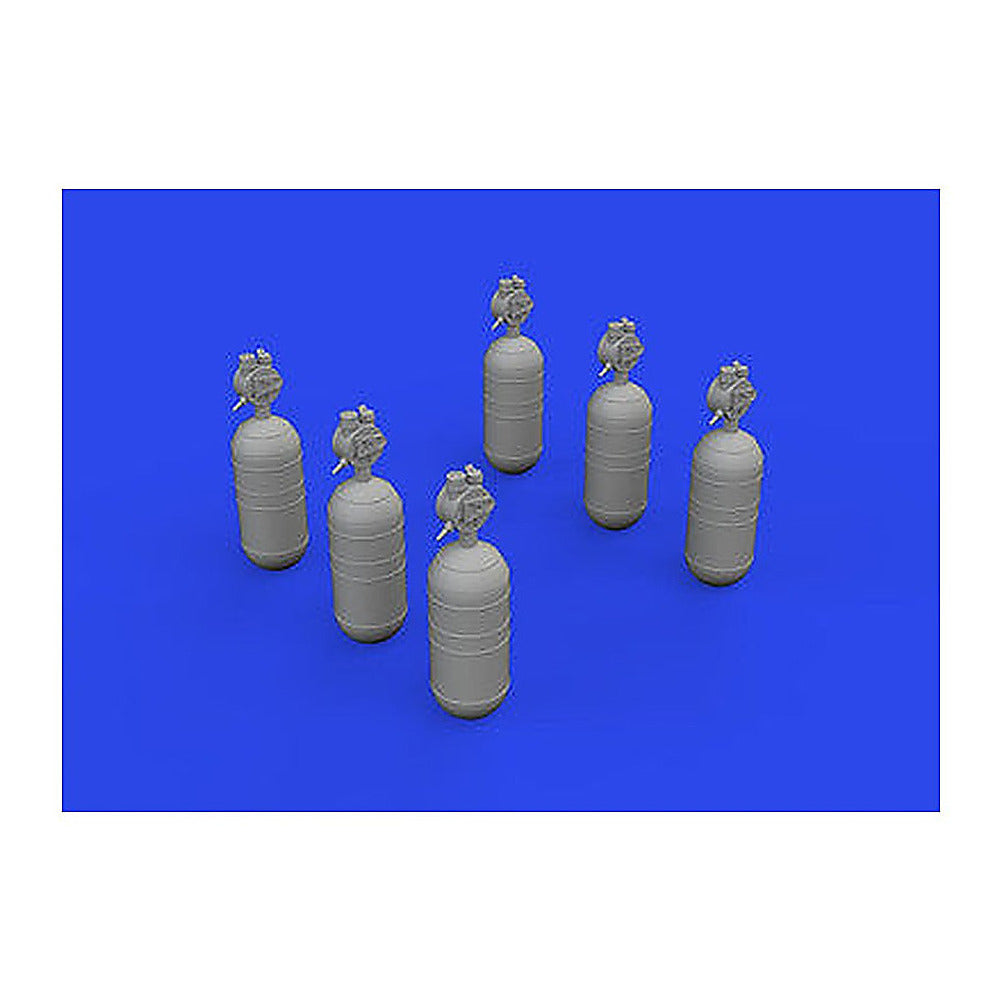 eduard 632200 1 32 wwii usaaf oxygen cylinder a 6 print brassin for