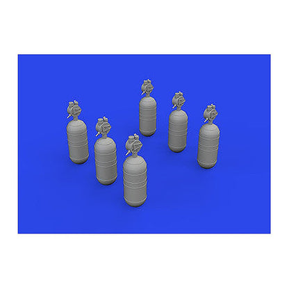 eduard 632200 1 32 wwii usaaf oxygen cylinder a 6 print brassin for