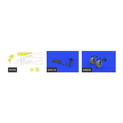 eduard 644123 1 48 lancaster b mk i lookplus for hkm pe resin