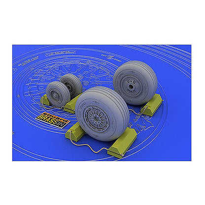 eduard 648012 1 48 f 4c d e f g wheels for hasegawa pe resin