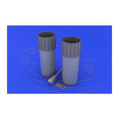 eduard 648023 1 48 f 4 exhaust nozzles late for hasegawa pe resin