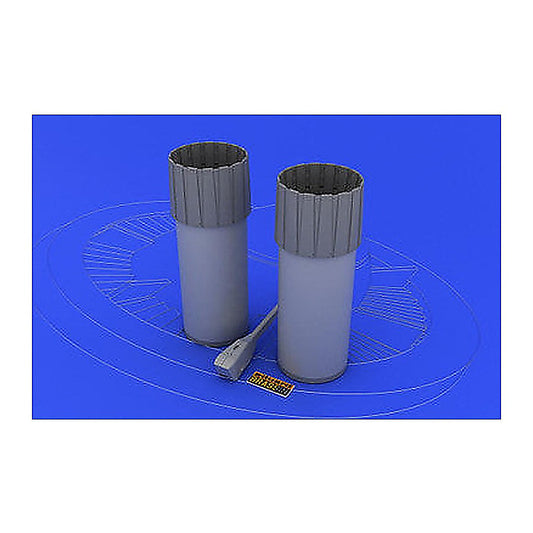 eduard 648023 1 48 f 4 exhaust nozzles late for hasegawa pe resin