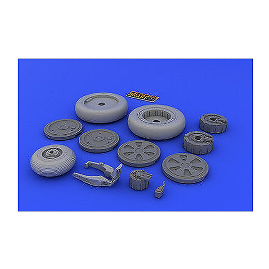 eduard 648026 1 48 wheels for edu pe resin