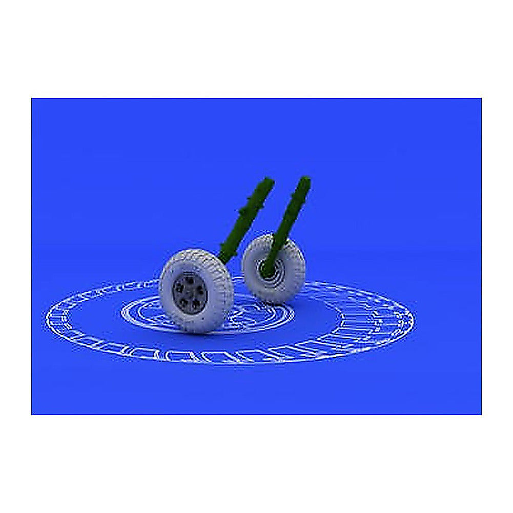eduard 648098 1 48 spitfire wheels 5 spoke for edu resin