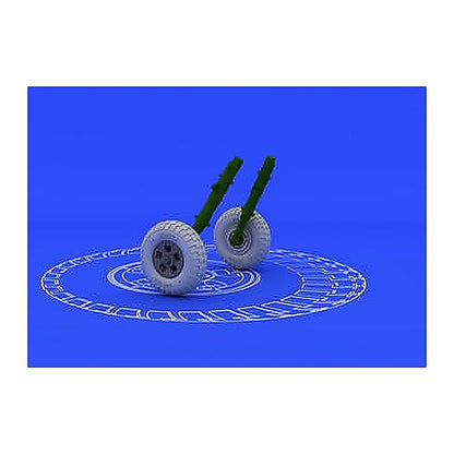eduard 648098 1 48 spitfire wheels 5 spoke for edu resin