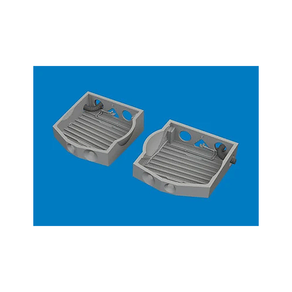 eduard 6481067 1 48 p 40 wheel bays print brassin for eduard kit