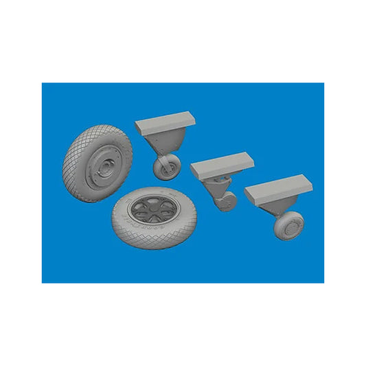 eduard 6481090 1 48 wheels late brassin for academy kit